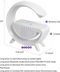 Паметен Bluetooth звучник со безжичен полнач – слика 5 (pameten bluetooth zvuchnik so bezzhichen polnach)