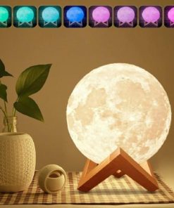 3d лампа месечина - 3d lampa mesechina - 3d lampa mesecina - Слика 4