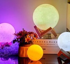 3d лампа месечина - 3d lampa mesechina - 3d lampa mesecina - Слика 2