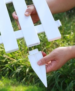 Пластична бела ограда за градина (1 парче) – слика 8 (plastichna bela ograda za gradina 1 parche)