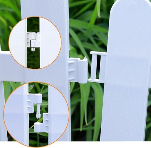 Пластична бела ограда за градина (1 парче) – слика 7 (plastichna bela ograda za gradina 1 parche)