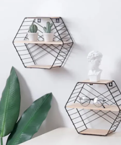 шестоаголана полица за ѕид - shestoagolana polica za dzid - sestoagolana polica za zid - Слика 7