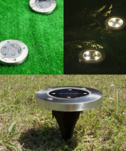соларни лед дискови (4 парчиња) - solarni led diskovi 4 parchinja - solarni led diskovi 4 parcinja - solarni led diskovi 4 parcina - Слика 5