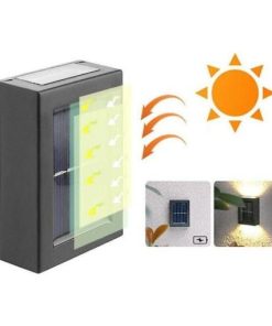 надворешна ѕидна led соларна светилка - nadvoreshna dzidna led solarna svetilka - nadvoresna dzidna led solarna svetilka - nadvoresna zidna led solarna svetilka - Слика 1