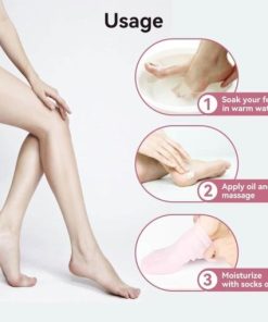 силиконски чорапи за нега на стапала - silikonski chorapi za nega na stapala - silikonski corapi za nega na stapala - Слика 4