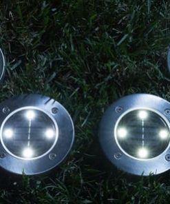 Соларни ЛЕД дискови (4 парчиња) – слика 2 (solarni led diskovi 4 parchinja)