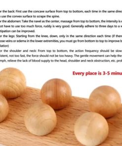 гуа ша дрвен масажер за лимфна дренажа - gua sha drven masazher za limfna drenazha - gua sa drven masazer za limfna drenaza - Слика 6