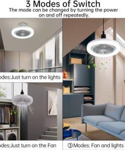 Тавански вентилатор со LED осветлување – слика 4 (tavanski ventilator so led osvetluvanje)