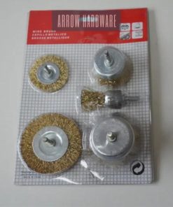 сет челични четки (5 парчиња) - set chelichni chetki 5 parchinja - set celicni cetki 5 parcinja - set celicni cetki 5 parcina - Слика 3
