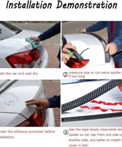 универзален карбон спојлер за автомобили - univerzalen karbon spojler za avtomobili - Слика 4