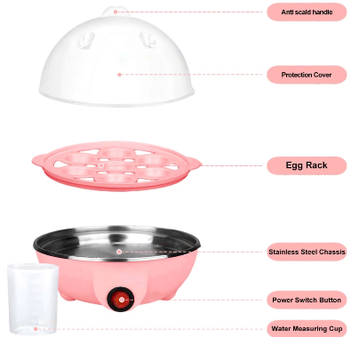 апарат за готвење јајца на пареа - aparat za gotvenje jajca na parea - aparat za gotvene jajca na parea - Слика 5