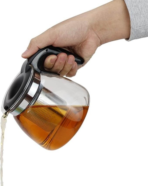 стаклен бокал со филтер за чај 1100ml - staklen bokal so filter za chaj 1100ml - staklen bokal so filter za caj 1100ml - Слика 5