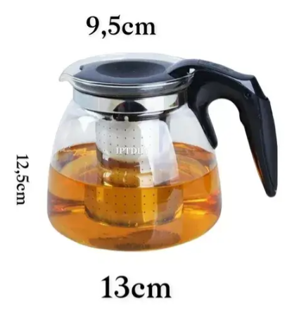 стаклен бокал со филтер за чај 1100ml - staklen bokal so filter za chaj 1100ml - staklen bokal so filter za caj 1100ml - Слика 10