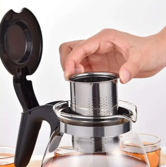 стаклен бокал со филтер за чај 1100ml - staklen bokal so filter za chaj 1100ml - staklen bokal so filter za caj 1100ml - Слика 9