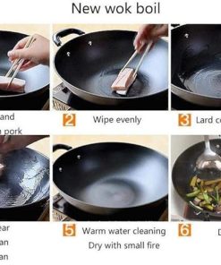 тиган вок од железо - tigan vok od zhelezo - tigan vok od zelezo - Слика 8